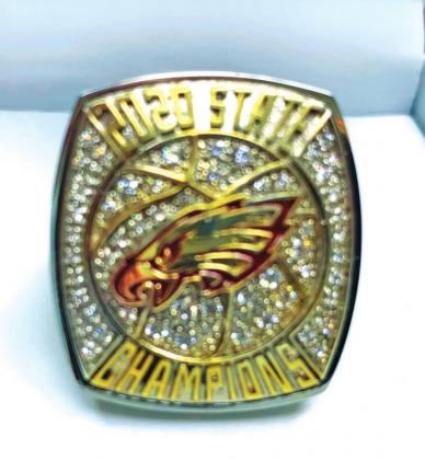 A nice ‘ring’ to it: Lady Eagles receive hardware