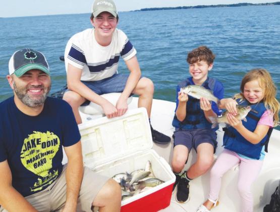 This fishing family went on an adventure on Lake Richland Chambers, courtesy Gone Fishin’ Guide Service. Call 903-389-4117 for more information. Photo by Royce Simmons