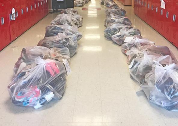 Fairfield Intermediate School 5th graders collect 2,500 pairs of shoes