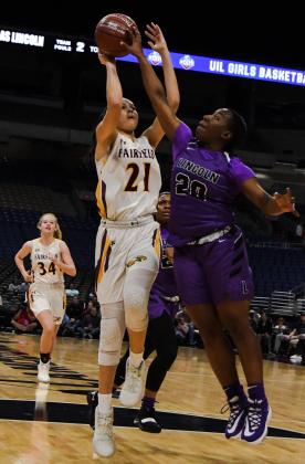 Freshman McKinna Brackens shined on the States stage, providing 10 points, 12 rebounds and a team-high seven assists in the win.