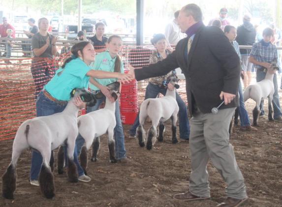 The Fairfield Young Farmers hosted their 1st Annual Turkey Classic lamb and goat show on Saturday, November 14. Lots of youngsters won goodies and hardware to display their winnings. Photo by Mitchell Pate