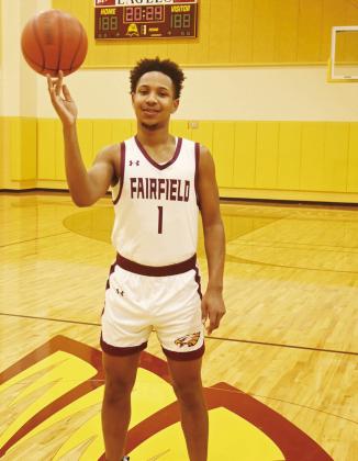 Pierre Algood is the lone senior on the Eagle basketball team this season. Photo by Mitchell Pate/Fairfield Recorder