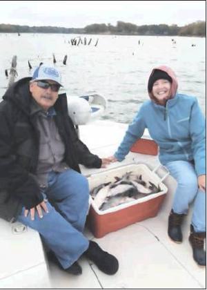 The breezy, overcast conditions were just right for fishing this past Wednesday, one of the highlights found weekly on the Richland Chambers Lake through Gone Fishin’ Guide Service. Gone Fishin’ has both weekday and weekend openings in December.