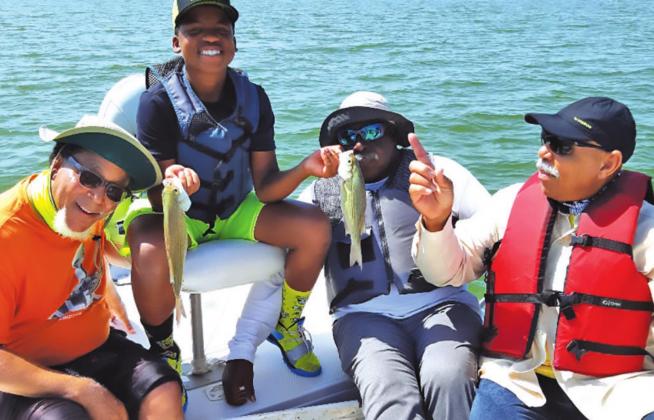 This fishing group enjoyed a fun day on Lake Richland Chambers this past week, courtesy of Royce and Adam Simmons’ Gone’ Fishin Guide Service. You may call Gone Fishin’ for reservations at 903-389-4117 or by visiting www.gonefishin.biz.