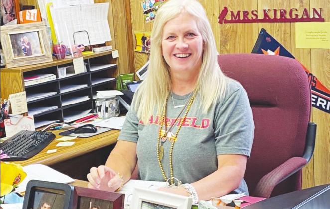 Cindy Kirgan (above) is one of two counselors serving students at Fairfield High School.