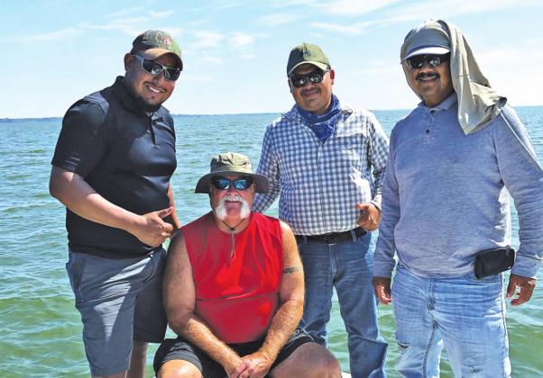 This fishing group went on a “Dog Day” adventure on Lake Richland Chambers, courtesy Gone Fishin’ Guide Service. Call 903-389-4117 for more information. Photo by Royce Simmons