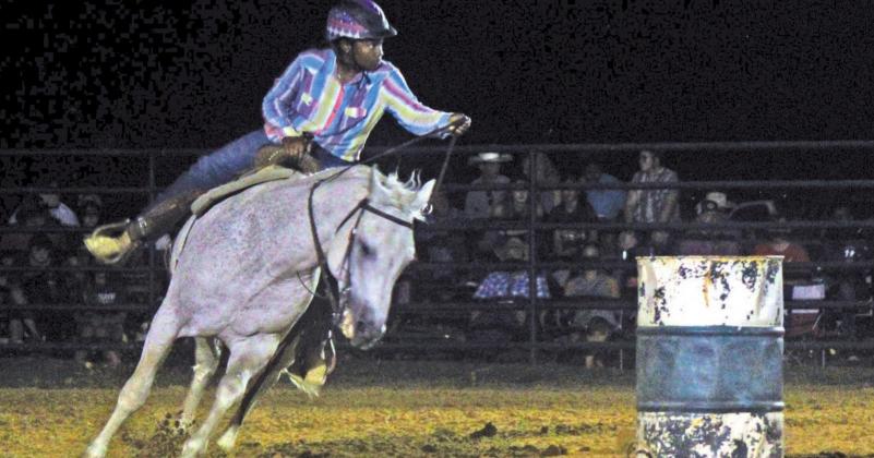Kole Brackens competed in barrel racing on June 17at the Cowboy Heritage Church in Teague. Photo by Mitchell Pate
