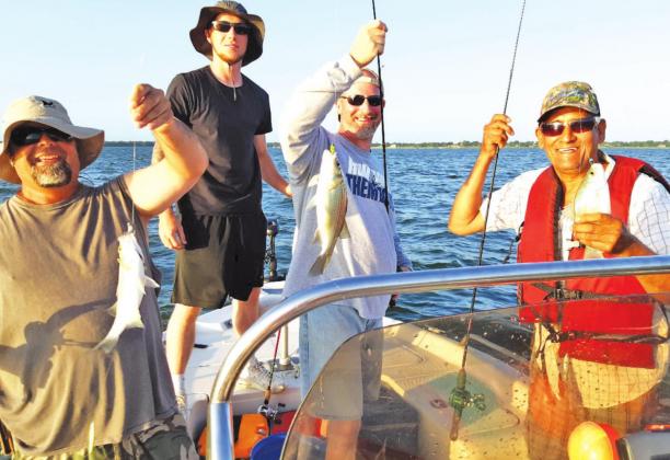 This fishing group enjoyed a day on Lake Richland Chambers, courtesy Gone Fishin’ Guide Service. Photo by Royce Simmons
