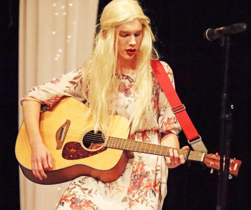 Taylor Swift doppelganger Miss Scotland Wymberleigh Prihoda (Will Prihoda) tried to keep teardrops off of his guitar while he performed at last Thursday’s pageant.