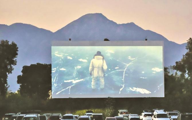 The Tribeca Drive-In Series has been a unique film experience for families looking to venture outside the house this month.