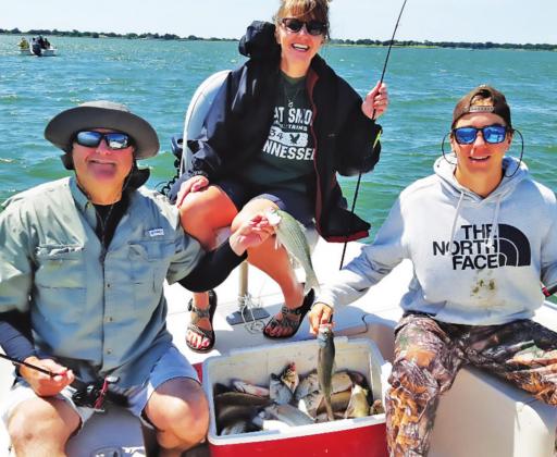 This adventurous fishing group enjoyed a day on Lake Richland Chambers this past week, courtesy of Royce Simmons and Gone’ Fishin Guide Service. The service is filling up its June calendar fast, but has plenty of dates available in July and August.