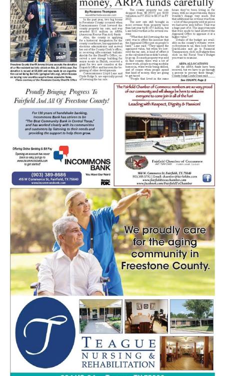 Freestone County Progress
